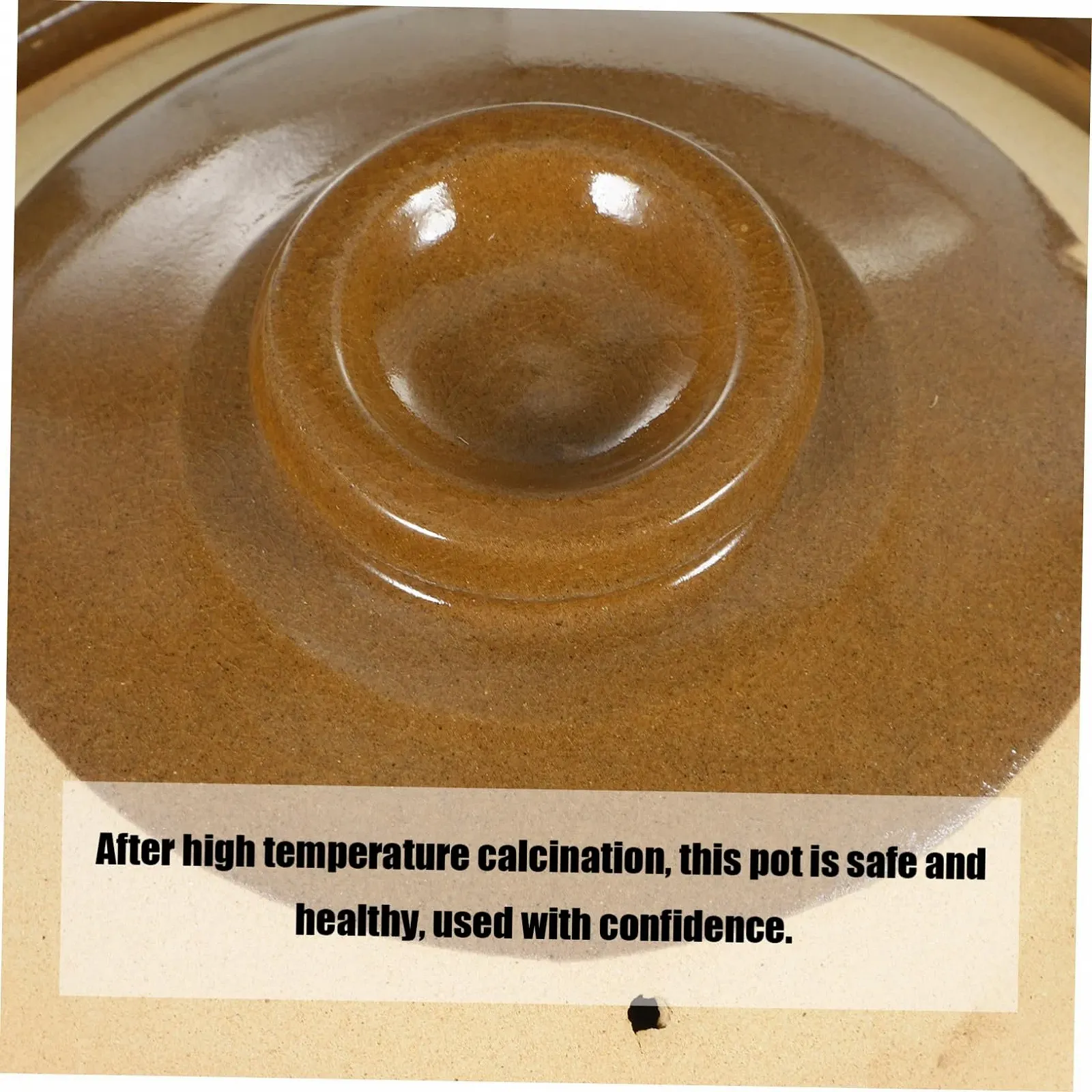 Кастрюля BESTYASH керамическая традиционная для лекарственных трав и тушения с эргономичной ручкой, фото №2