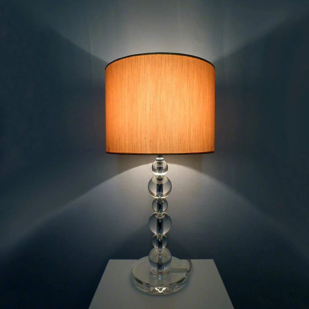 Настільна лампа Dapo VIRAG 49 см LED кришталева E27 6 W прозорий золотистий, фото №1