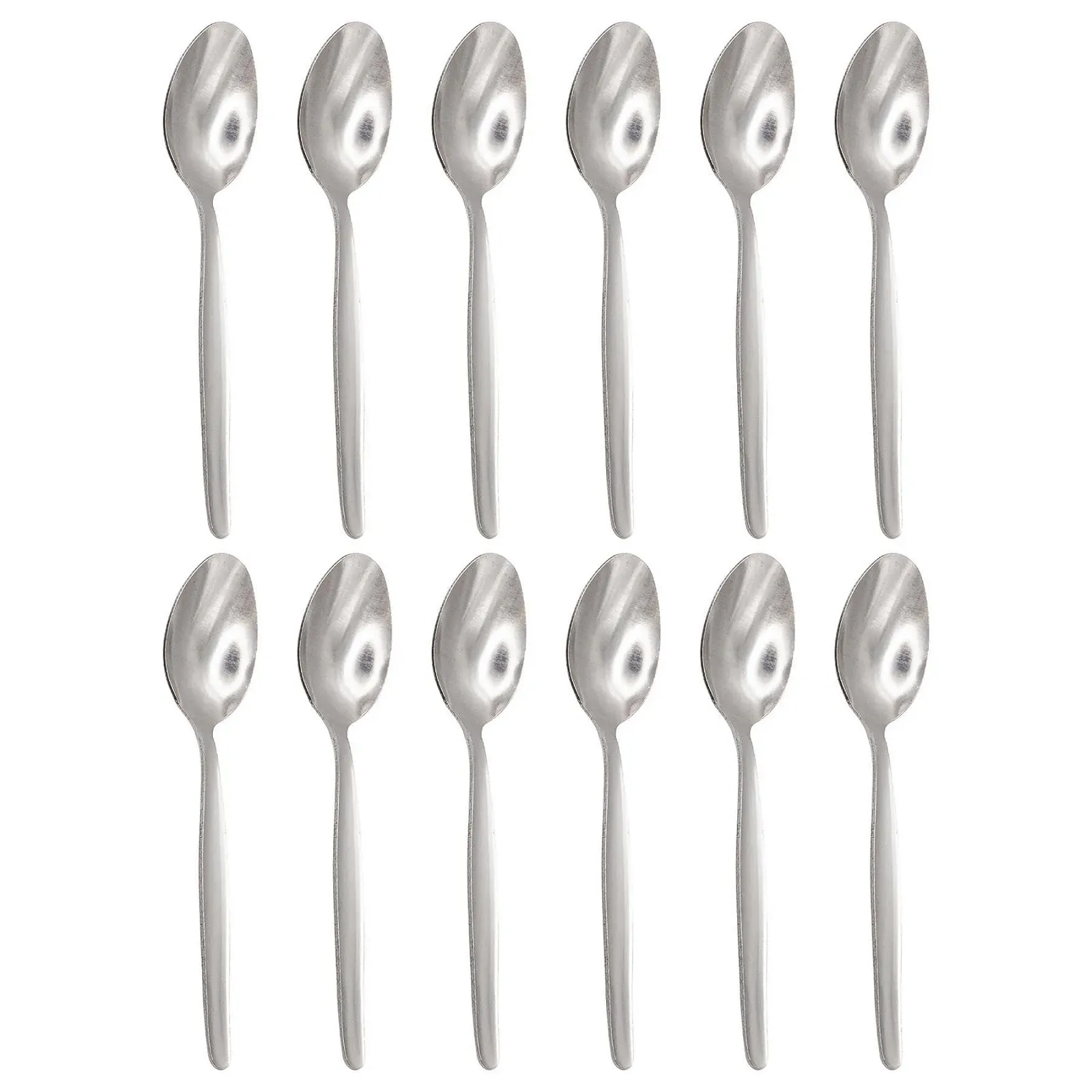 Ложка чайна Argon Tableware Economy з нержавіючої сталі, 13.5 см, срібляста, набір 12 шт., фото №1