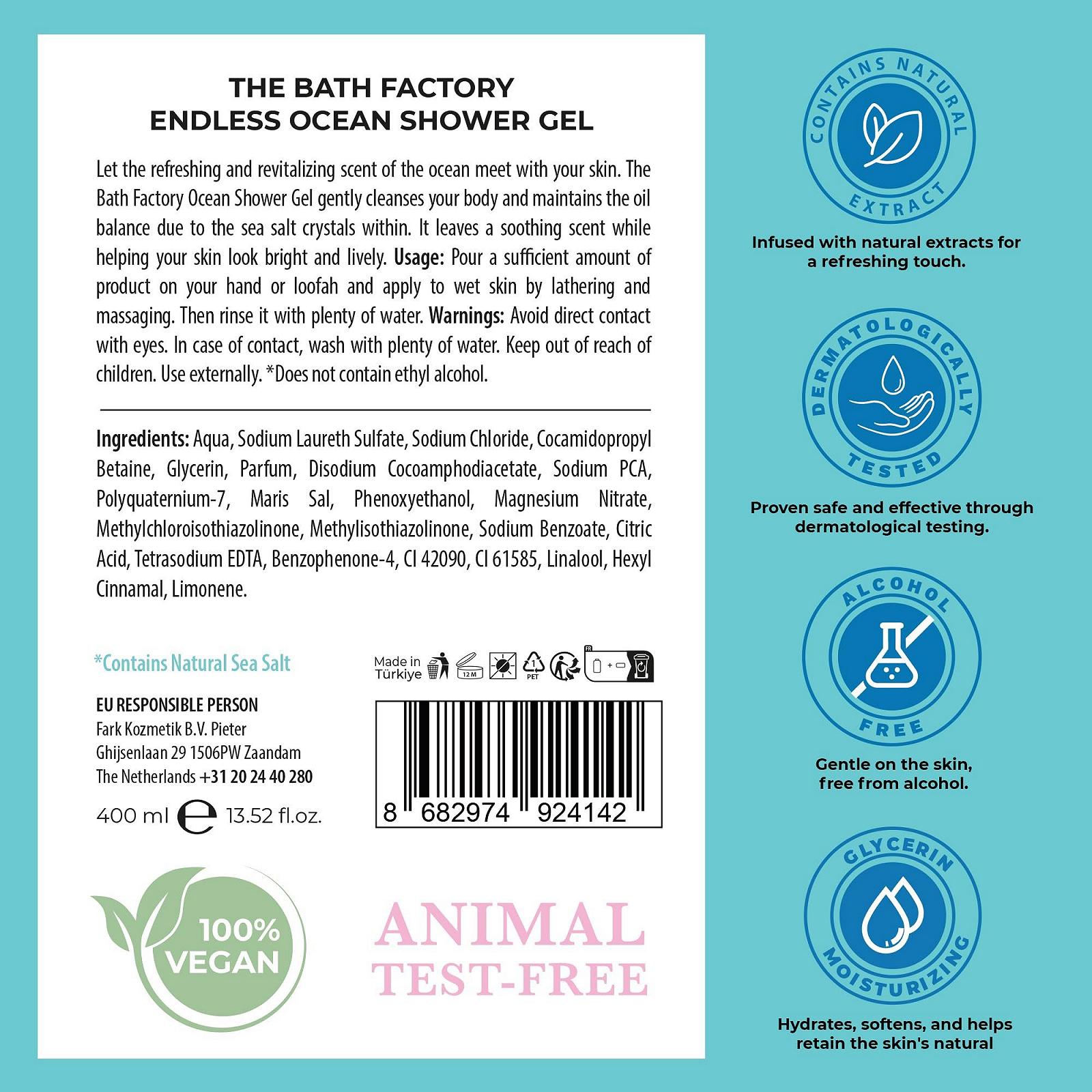 Гель для душа Endless Ocean 400 мл, фото №2