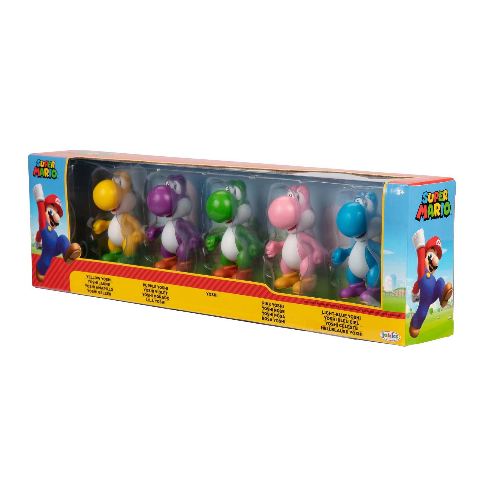 Набор фигурок Nintendo Yoshi из 5 штук, 6,5 см, фото №3