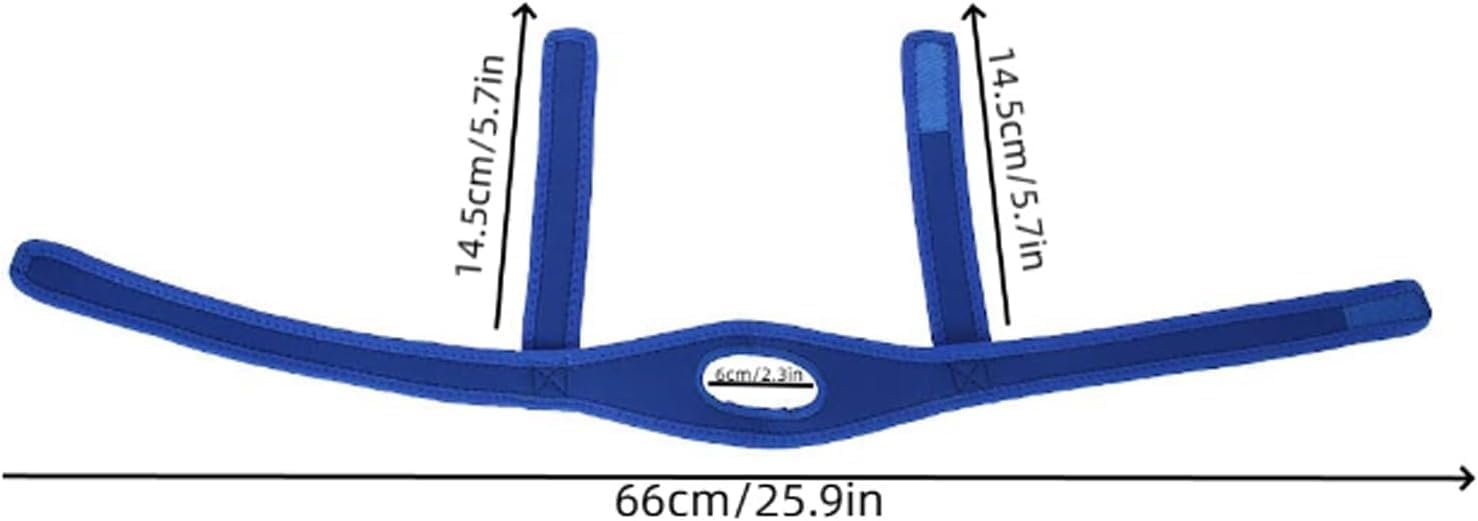 Підборідний ремінь проти хропіння Oraclose,  для чоловіків і жінок, м'який, регульований і дихаючий, фото №5