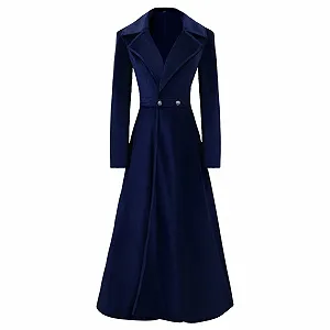 Тренч Женское Зимнее Пальто в Пол Шерстяное - Фото 1