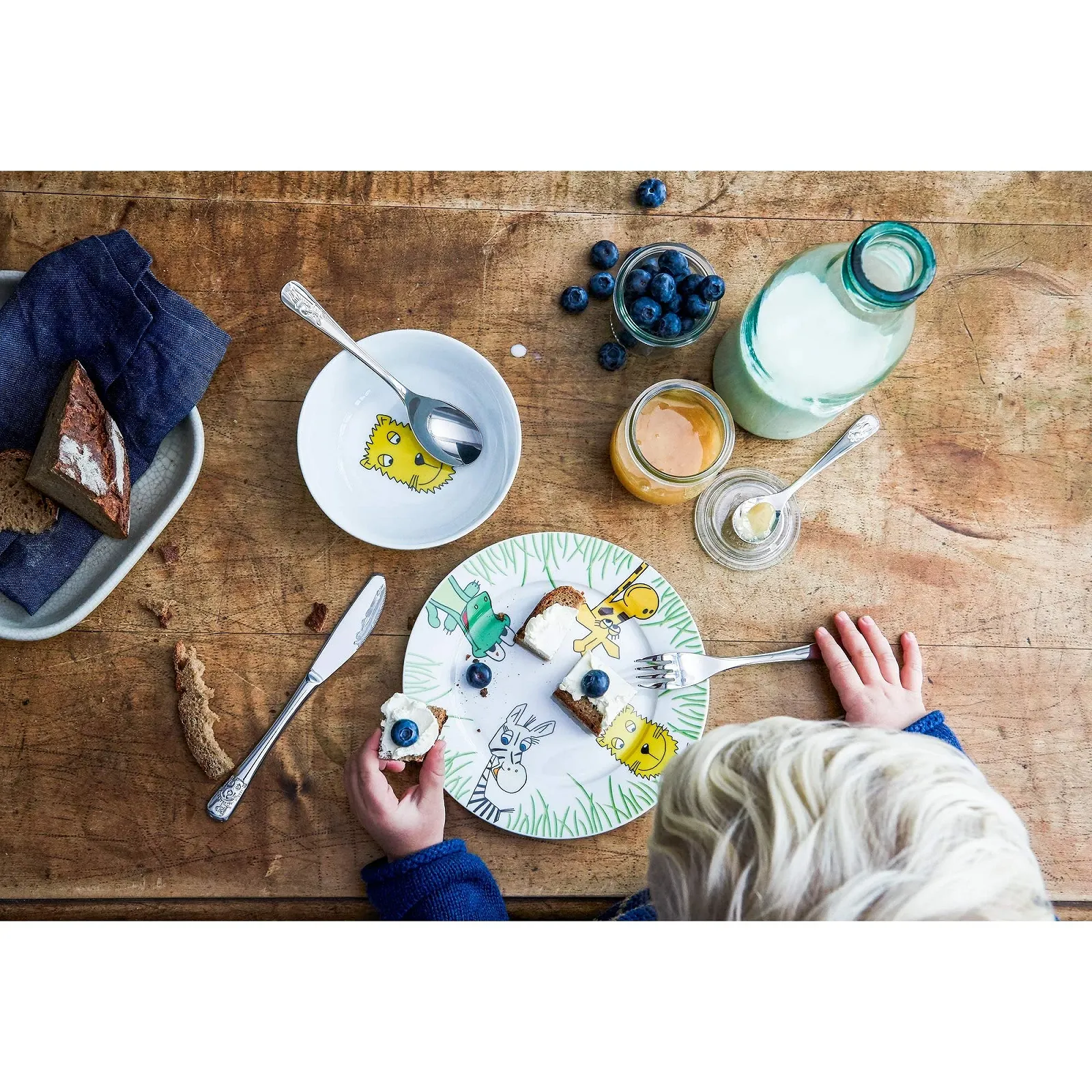 Набір дитячих столових приборів WMF Janosch, 4 предмети, нержавіюча сталь, фото №6 Набір дитячих столових приборів WMF Janosch, 4 предмети, нержавіюча сталь, фото №6