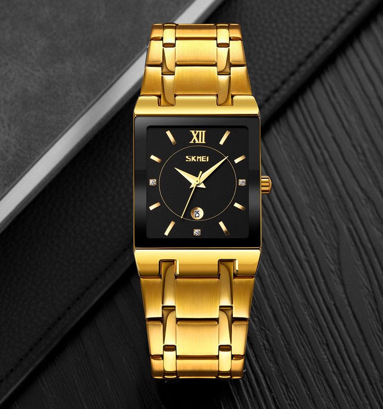 Годинник Skmei 9263GDBK Gold-Black, фото №3
