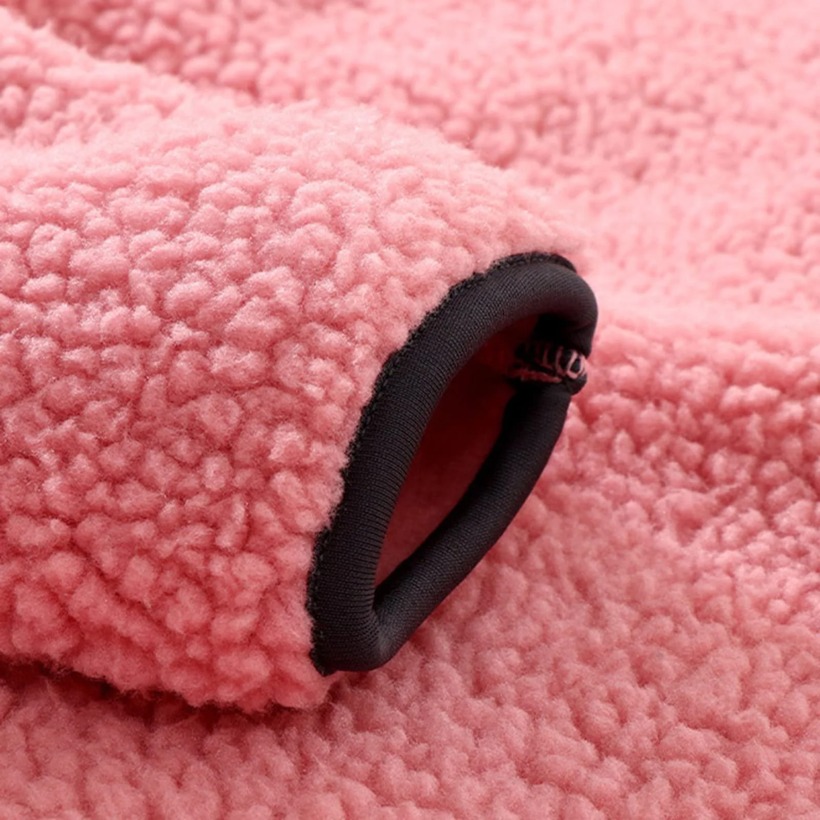 Зимова куртка, однотонна флісова, фото №5