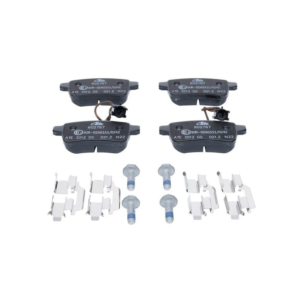 Комплект гальмівних колодок ATE 13.0460-2767.2 для FIAT, задня вісь, фото №1