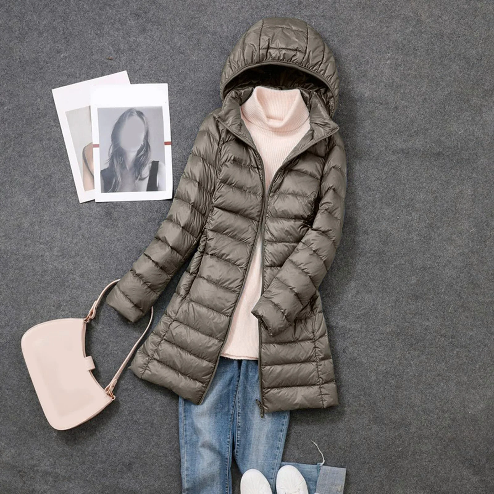 Жіноче стьобане пальто Зимова, фото №4