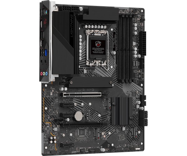 AsRock Z790 PG LIGHTNING (1700/Z790, 4*DDR5, 2*PCIex16, HDMI/eDP 4xSATA 4xM.2, 2.5Glan, 7.1ch, ATX, фото №2