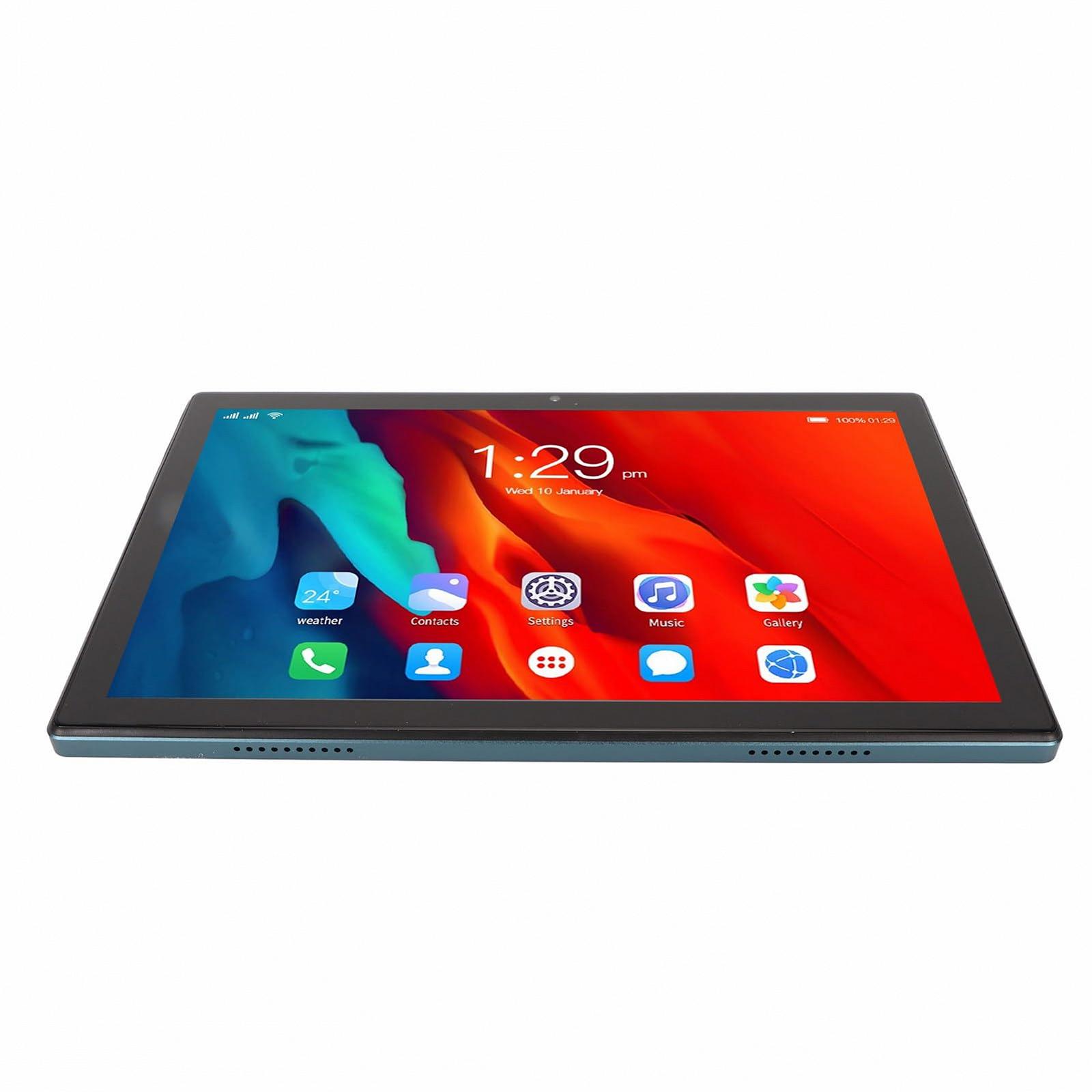 Планшет Plyisty 10,1-дюймовый Octa-Core 8 ГБ ОЗУ 128 ГБ памяти 2,5D HD IPS сенсорный экран с изогнутым стеклом 7000 мАч серый синий, фото №3