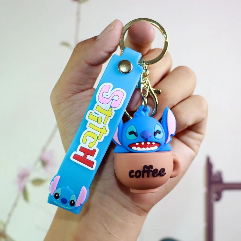 Брелок  Lilo Stitch для ключей, рюкзака, сумки, 6 см, фото №3