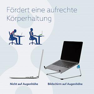 Подставка для ноутбука R-Go Tools Office Серебристый synthetic.ua - Фото 1