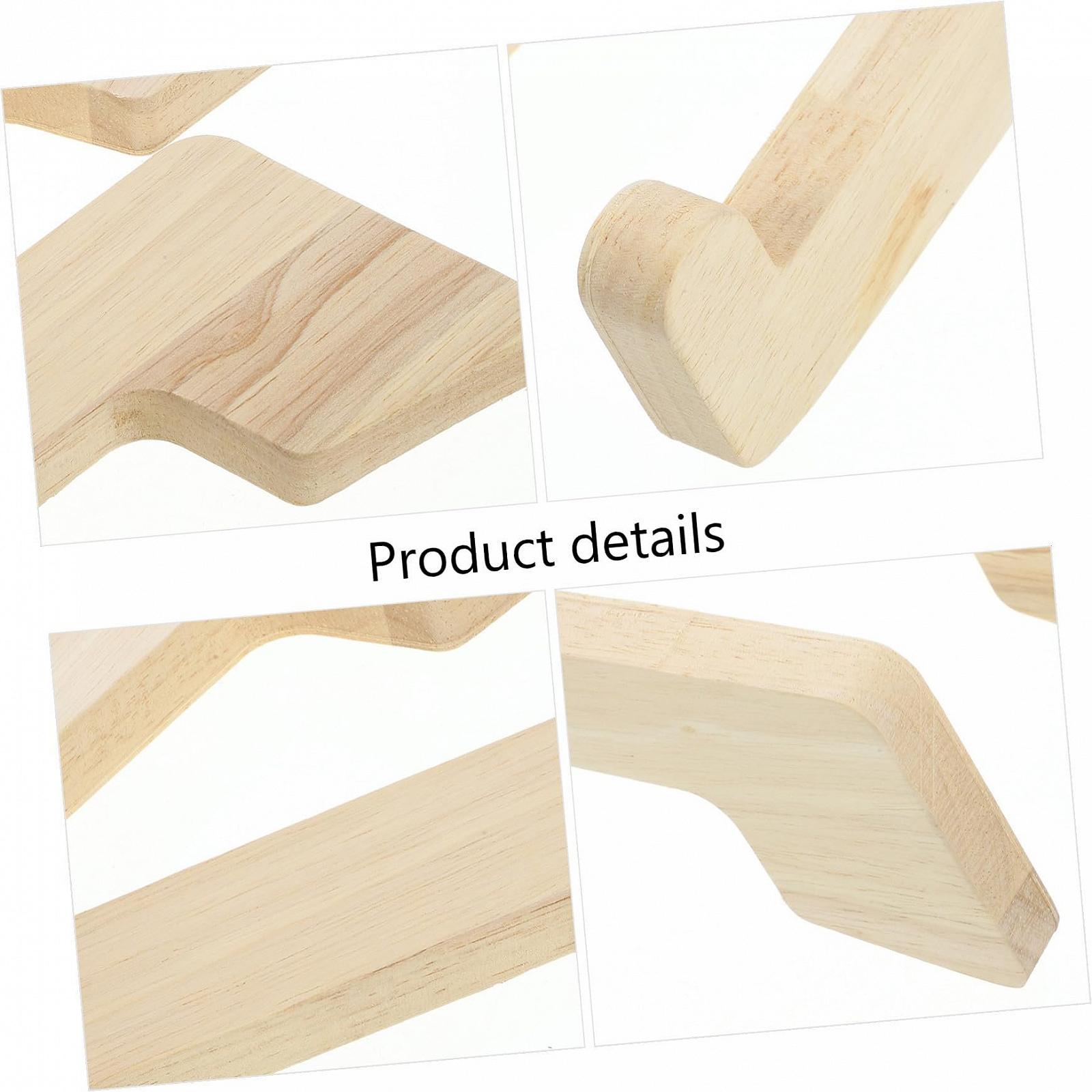 Підставка для ноутбука дерев'яна, пакування з 2 штук, фото №8