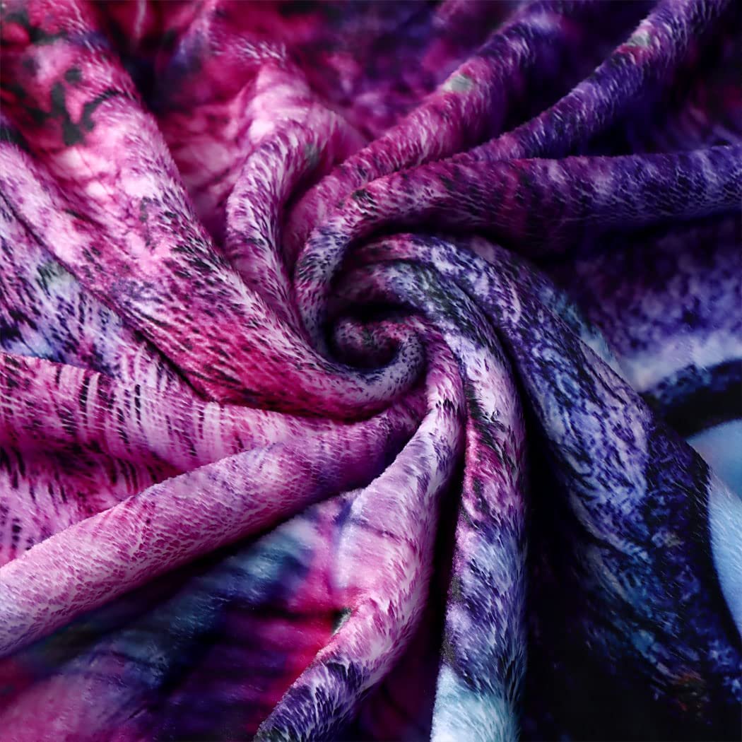 Покривало Violetpos Фланель М'яка Тепла Зручна Флісова Для дивану Сова Місяць Фіолетова Галактика Всесвіт Тварина 150 x 200 см, фото №4 Покривало Violetpos Фланель М'яка Тепла Зручна Флісова Для дивану Сова Місяць Фіолетова Галактика Всесвіт Тварина 150 x 200 см, фото №4