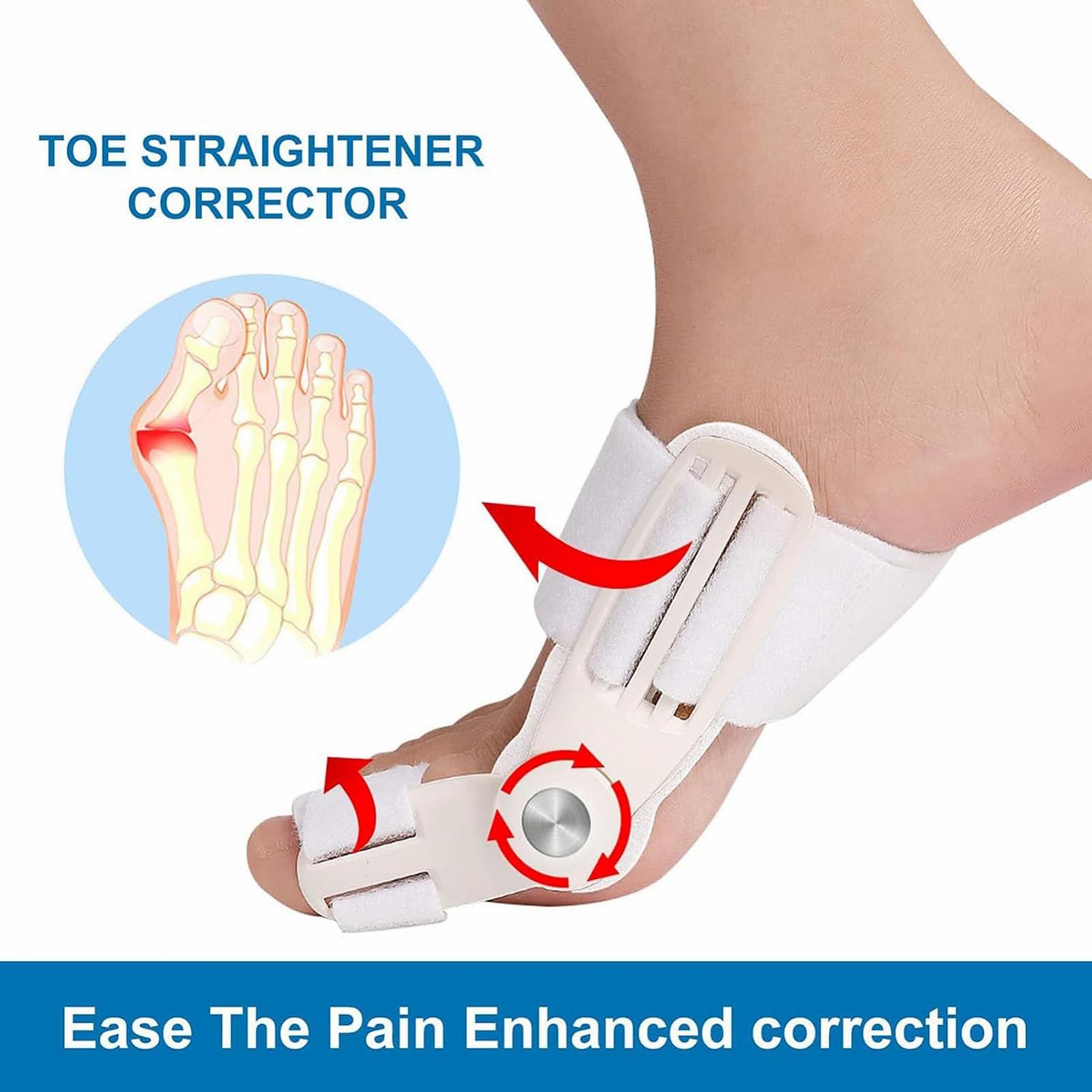 Коректор Вальгусної Деформації (2 шт.) Регульований Розмір для Чоловіків та Жінок, фото №6