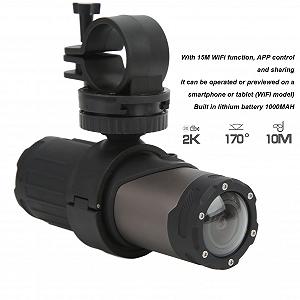 Камера Akozon HD WiFi 2K Водонепроницаемая Спортивная Камера 170° Широкоугольная для Велосипедистов synthetic.ua - Фото 1