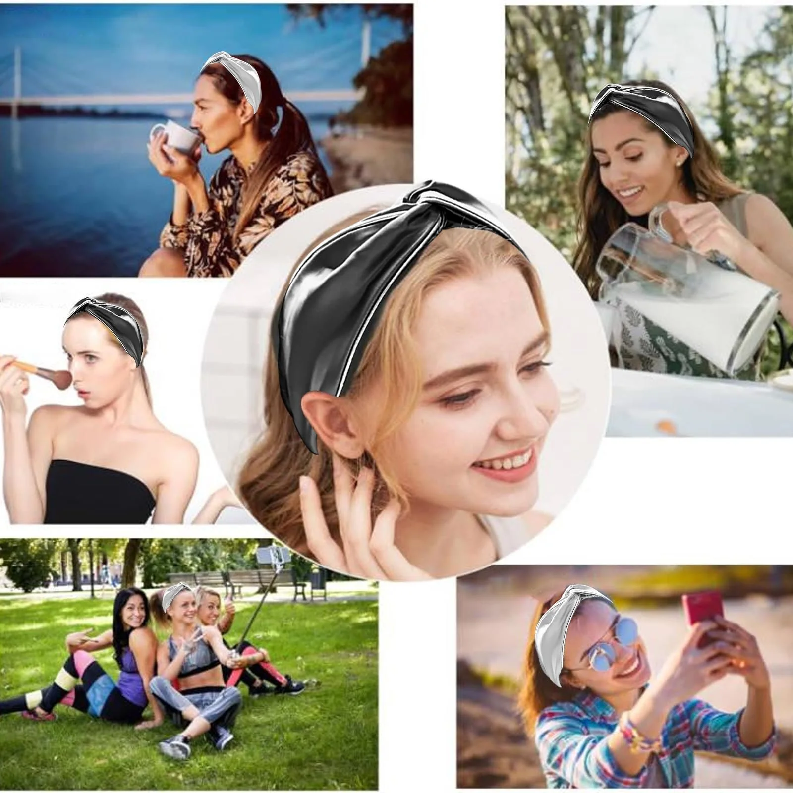 Набір пов'язок на голову для вмивання, фото №2