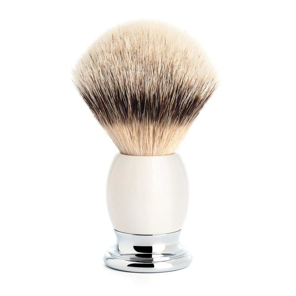 Помазок для бритья Mühle Sophist Silvertip белый фарфор 23 мм, фото №1 Помазок для бритья Mühle Sophist Silvertip белый фарфор 23 мм, фото №1