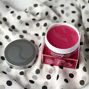 Гидрогелевые патчи с экстрактом розы и пептидами medi-peel Hyaluron Rose Peptide 9 Ampoule Eye Patch - Фото 1