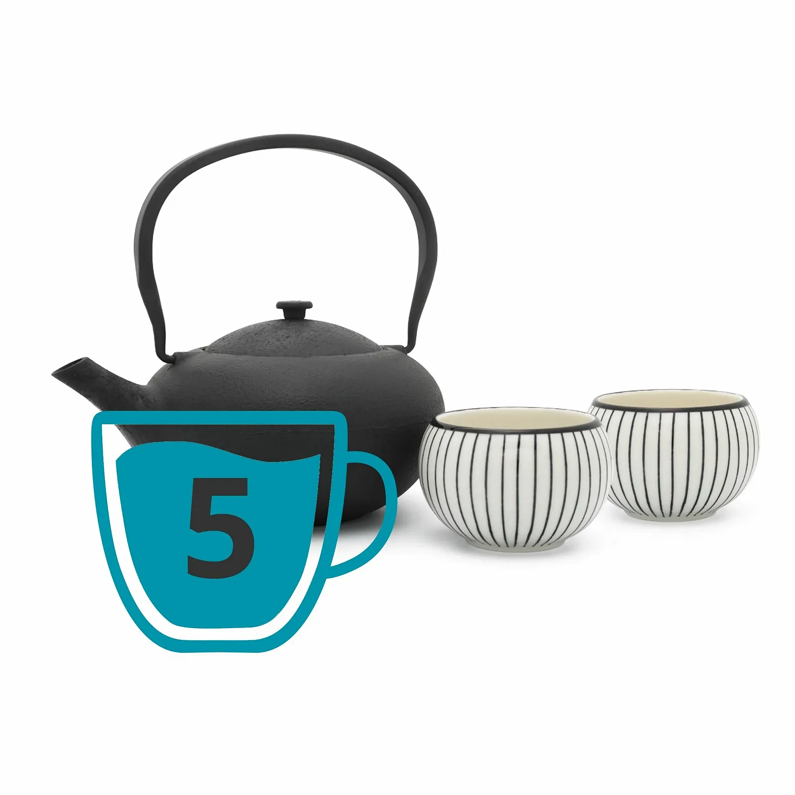 Чайник-заварник Bredemeijer Shanxi з фільтром 1 л Чорний, фото №9