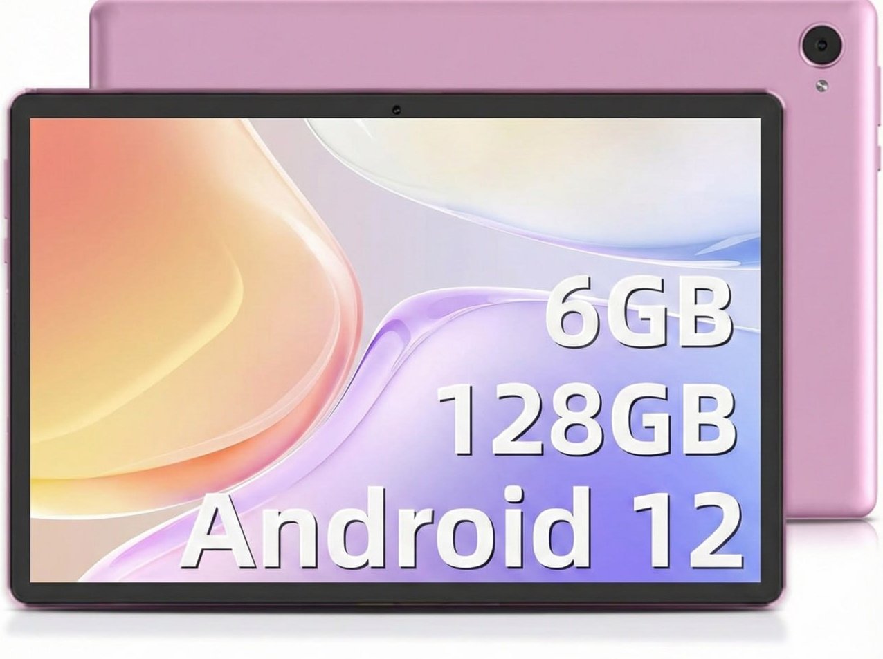 Планшет 10'' ‎OUZRS M30 6/128Gb 8 ядер Android 12 Чорний-рожевий, фото №1