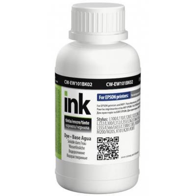 Чернила ColorWay Epson L-100/200, 200 мл Black (CW-EW101BK02), фото №1