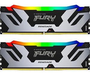 Модуль пам яті DDR5 2x48GB/6000 Kingston Fury Renegade RGB (KF560C32RSAK2-96) - Фото 1