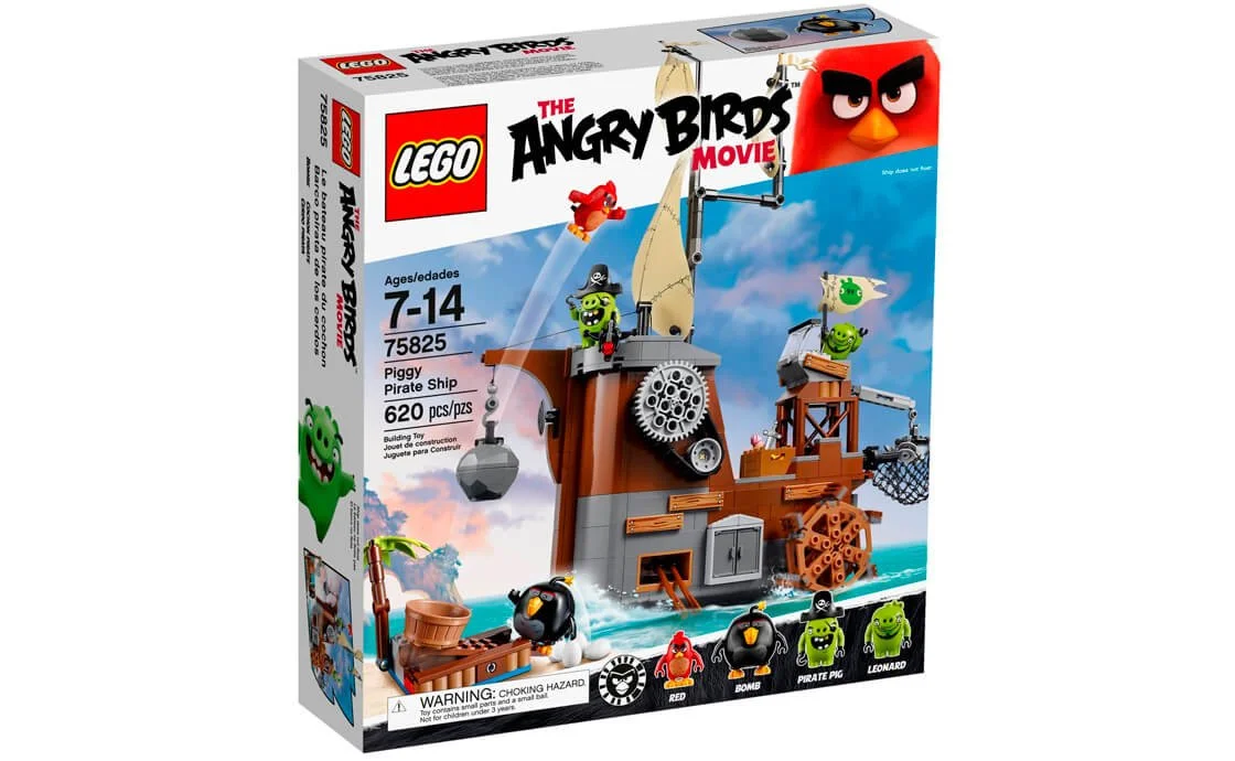 Конструктор Лего LEGO Angry Birds Пиратский корабль свинок (75825), фото №1 Конструктор Лего LEGO Angry Birds Пиратский корабль свинок (75825), фото №1
