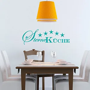 Наклейка на стіну Wandkings Stars Kitchen 60 x 20 см 5 зірок 33 кольори synthetic.ua - Фото 1