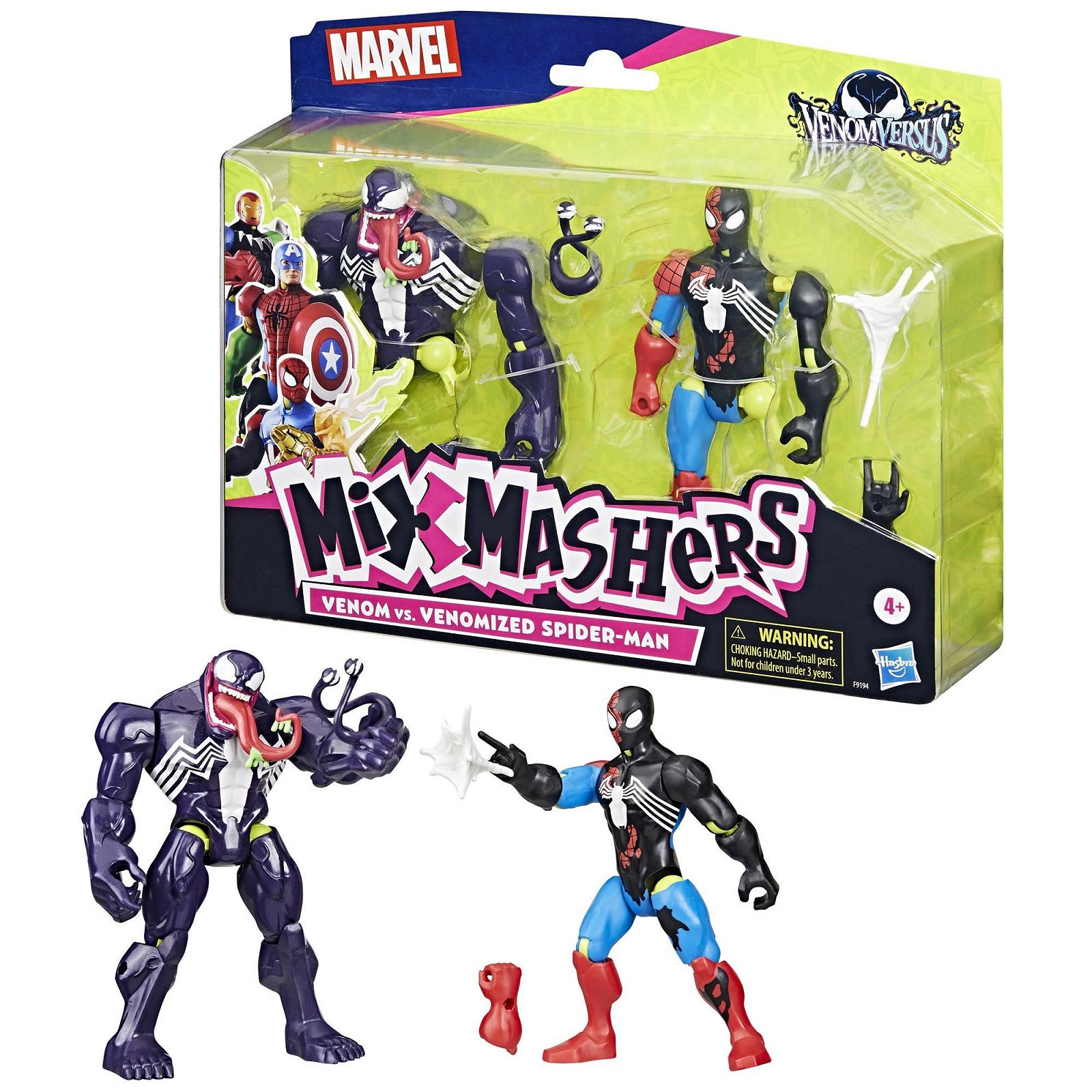Фігурки MixMashers Marvel Venom проти Venomized Spider-Man, Набір з 2 шт, фото №6