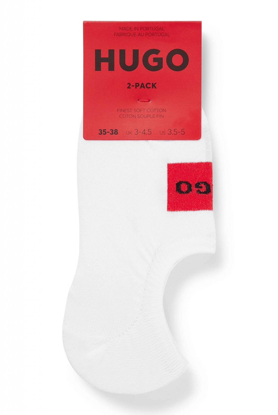 Шкарпетки HUGO Low Cut Label CC W, 2 пари, фото №3