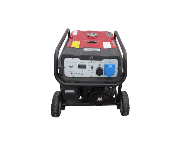 Генераторна установка SC6000E 1ф 5,0кВт, ел старт бак-25л, колеса, фото №4 Генераторна установка SC6000E 1ф 5,0кВт, ел старт бак-25л, колеса, фото №4