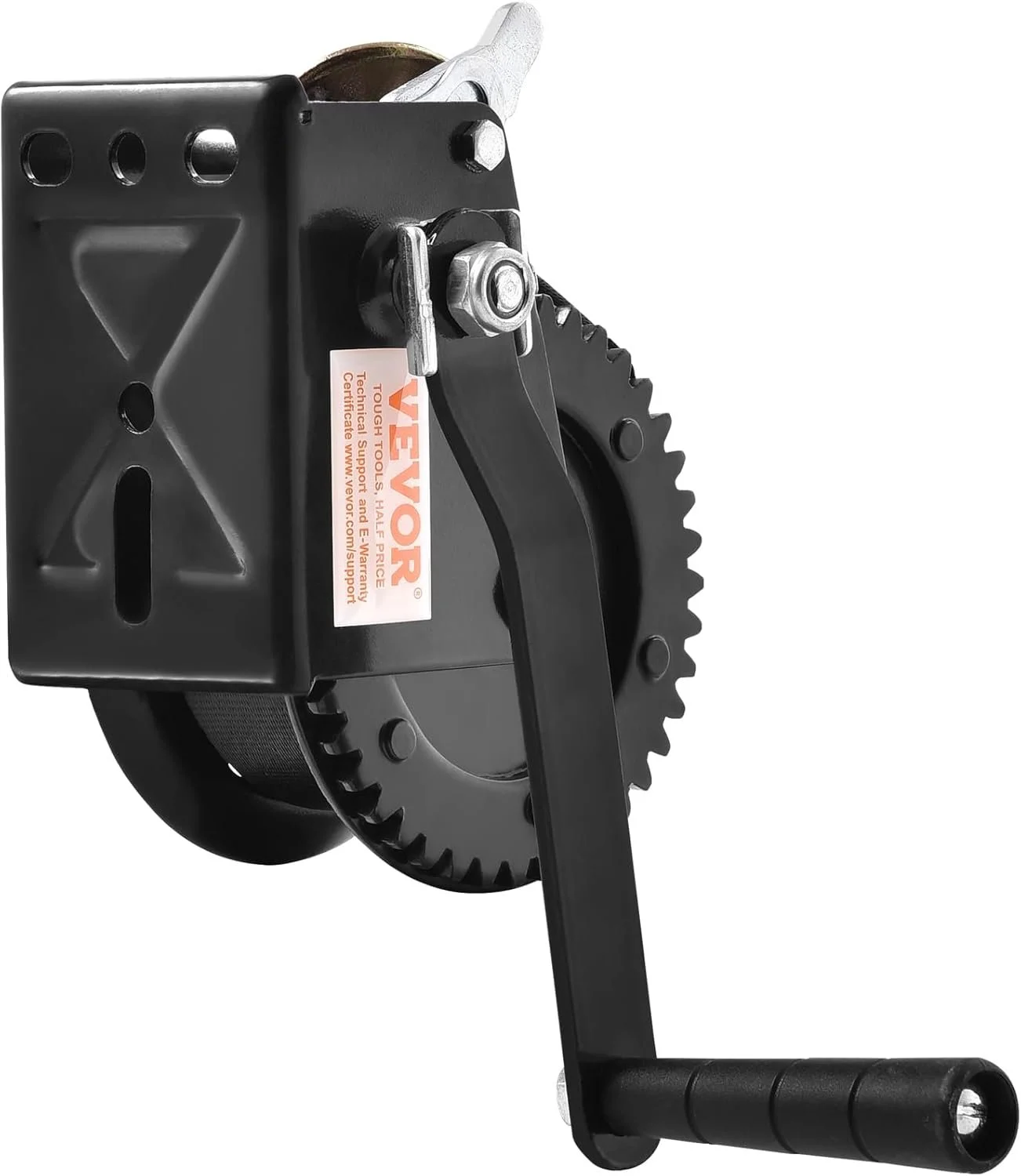 Ручная лебедка VEVOR KW1200 / Для прицепа лодки / Черная, фото №12
