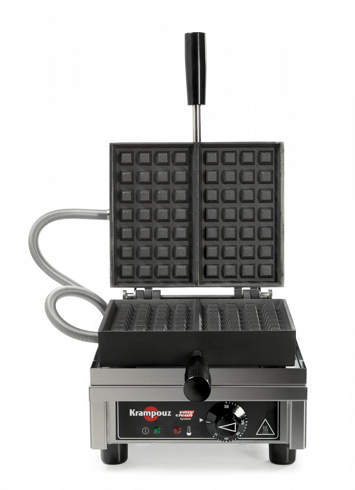 Вафельница Krampouz Professional 90° - 4 x 7 Liège, фото №1