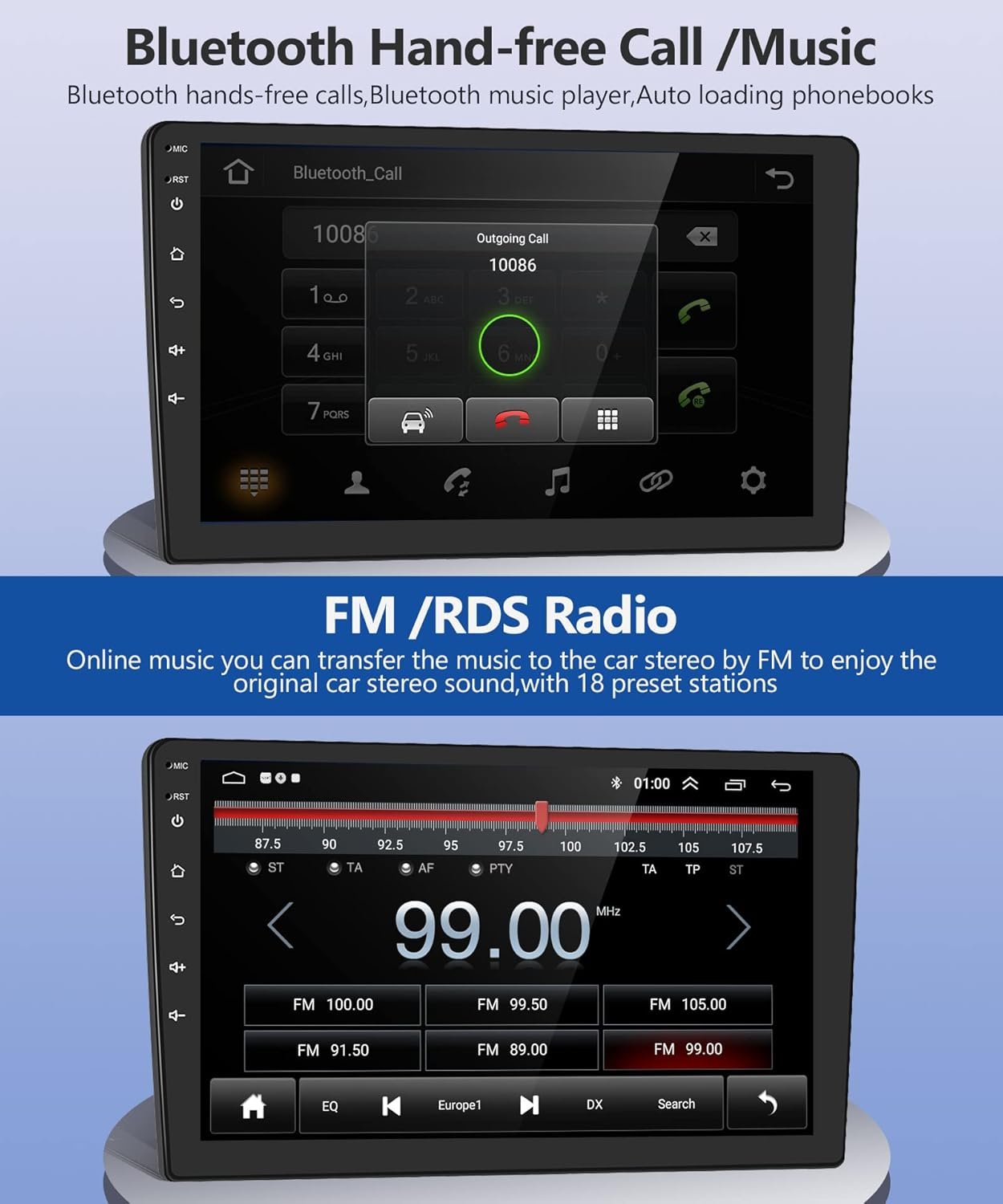 Штатная автомагнитола Rimoody для Renault Megane 3 2008-2014 / 9" / Сенсорная / 2/32Гб / Android 13 / Apple CarPlay / Android Auto / Bluetooth / WI-FI / GPS / USB, фото №4