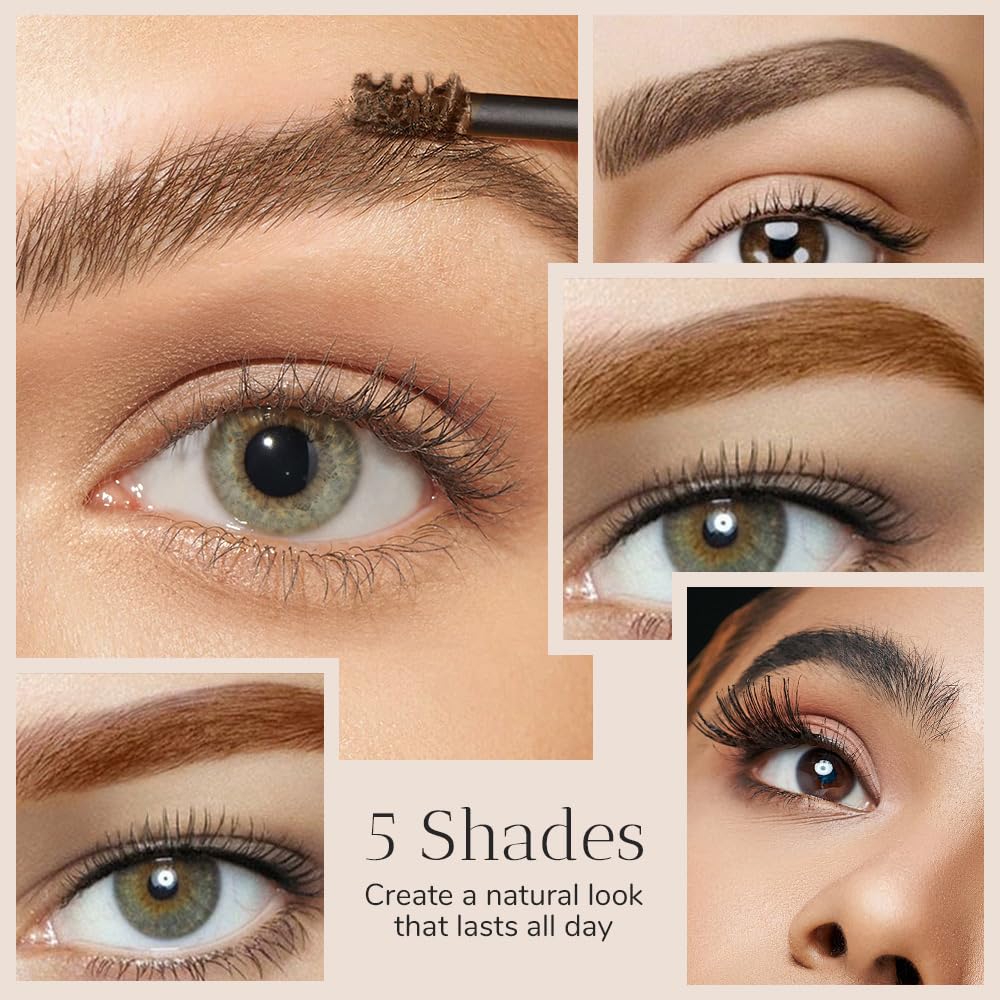 Гель тушь для бровей Quick Тонированный Водостойкий Натуральный (Тауп), фото №4