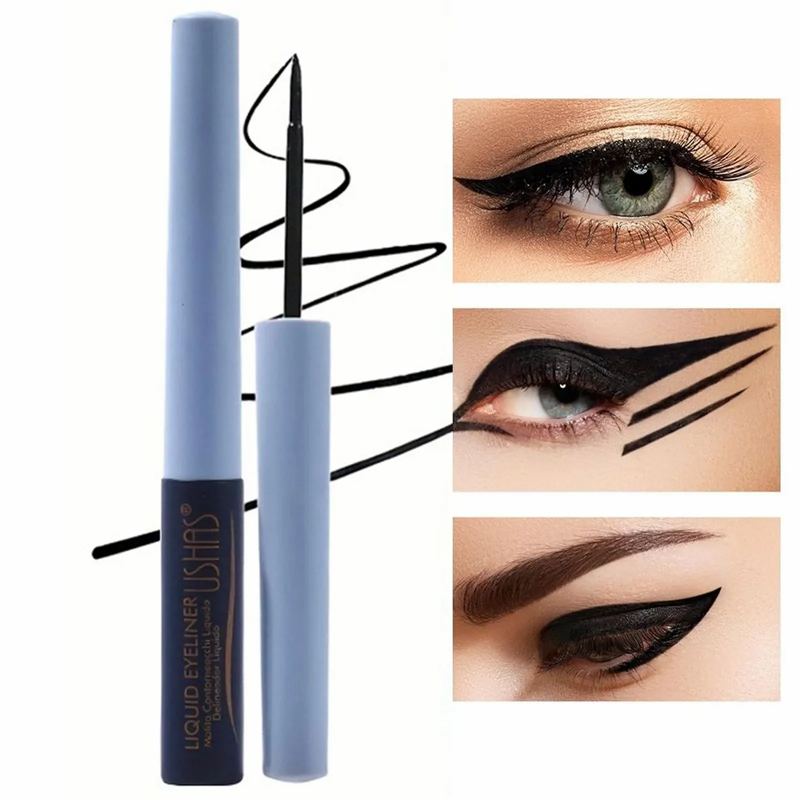 Рідка водостійка Підводка для очей, що не розмазується, контурна, водостійка, фото №7 Рідка водостійка Підводка для очей, що не розмазується, контурна, водостійка, фото №7