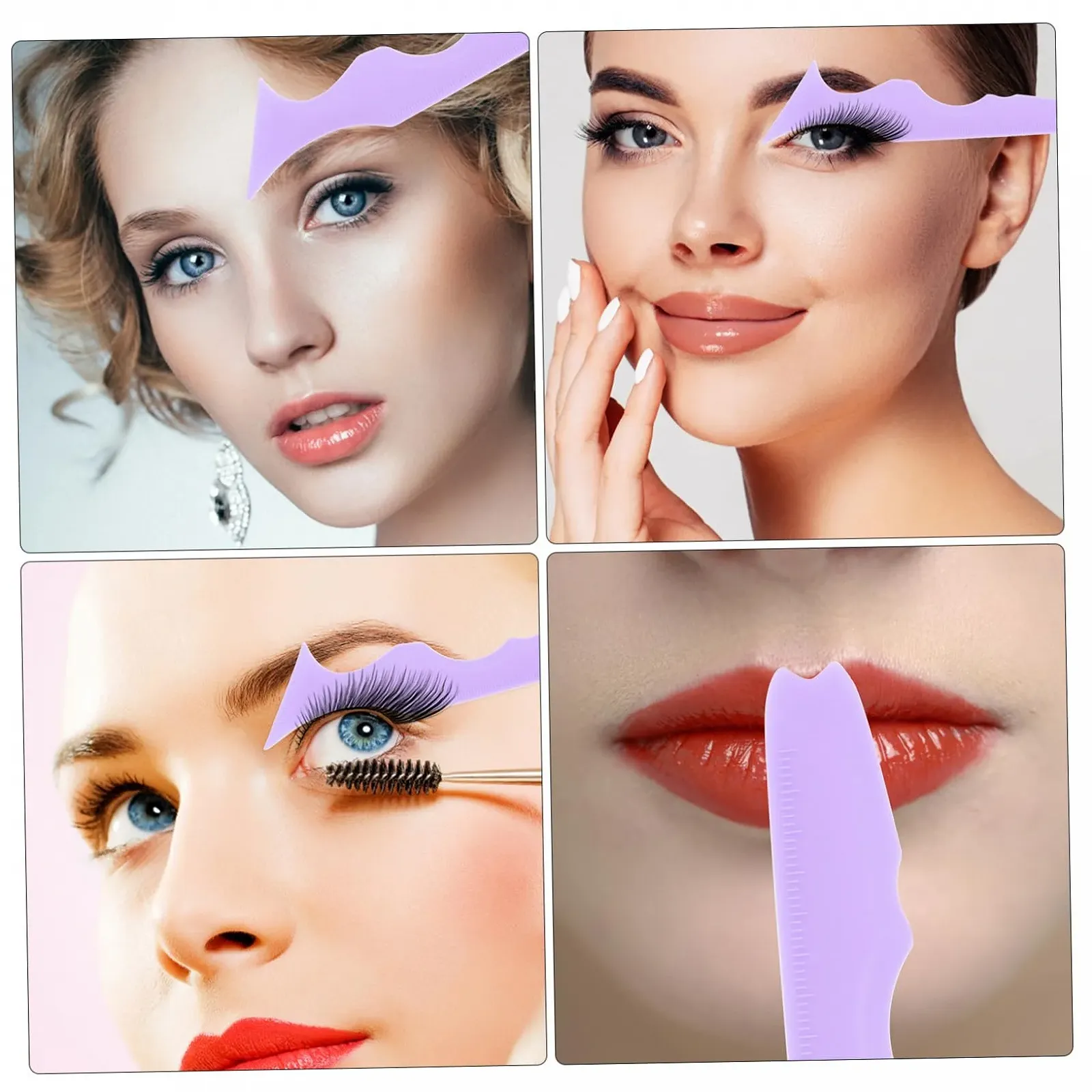 Трафарет для макіяжу FRCOLOR Силіконовий Інструмент для краси 2шт, фото №5 Трафарет для макіяжу FRCOLOR Силіконовий Інструмент для краси 2шт, фото №5