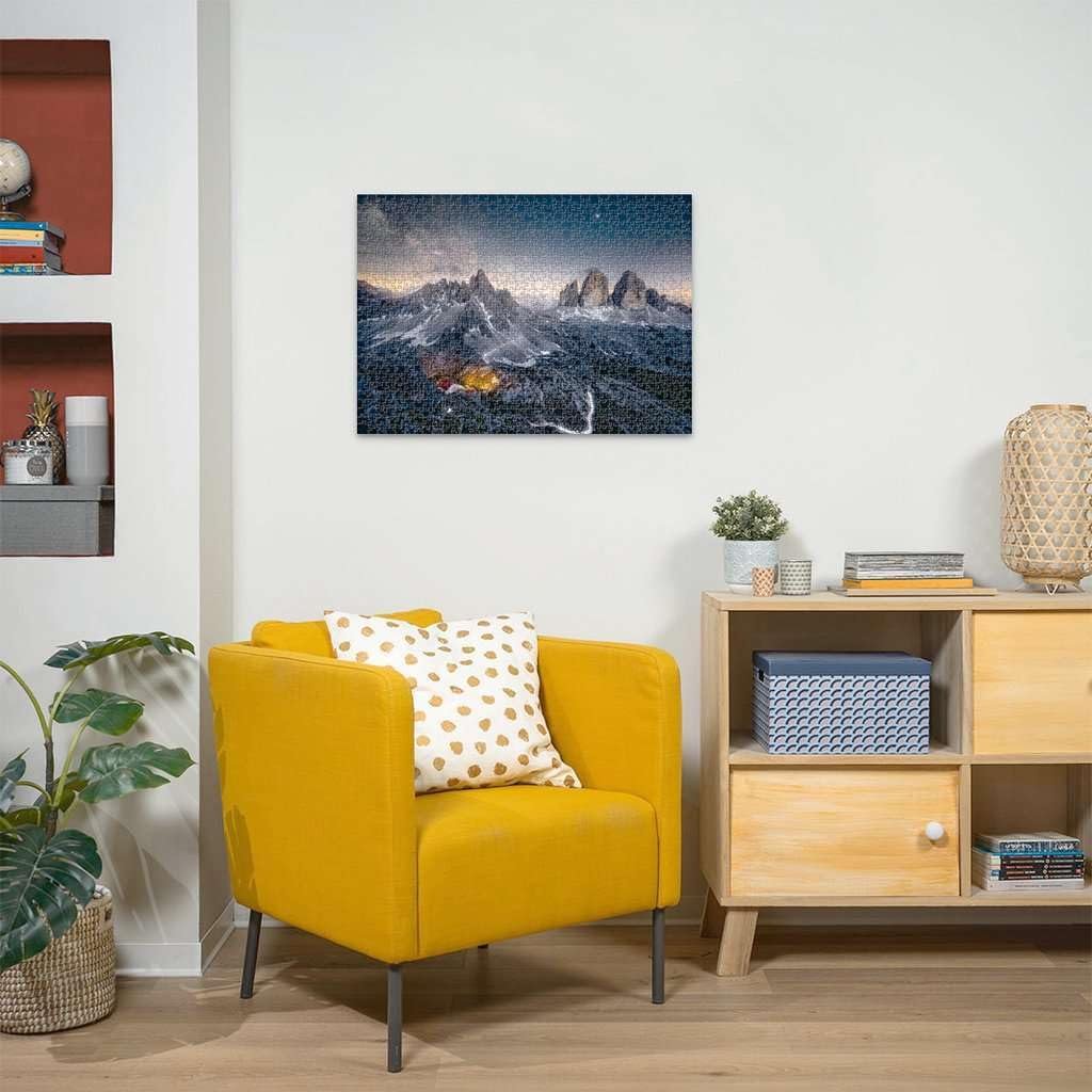 Пазл Ravensburger 12000256 Beautiful Mountains, Three Peaks, Dolomites 1000 деталей, фото №4 Пазл Ravensburger 12000256 Beautiful Mountains, Three Peaks, Dolomites 1000 деталей, фото №4