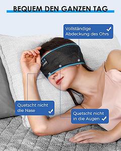 Наушники LC-dolida Sleep Headphones Headband Sleep Mask с Bluetooth Головной Повязкой Разноцветные synthetic.ua - Фото 1