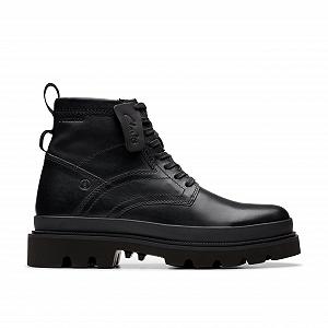 Ботинки Clarks Badell Hi WP мужские на шнуровке synthetic.ua - Фото 1