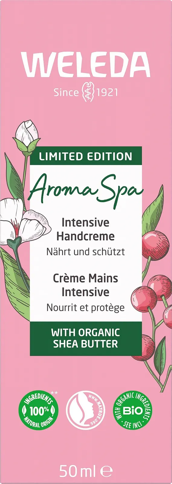 Крем для рук WELEDA Organic Aroma Spa Vegan з маслом ши 50 мл, фото №2 Крем для рук WELEDA Organic Aroma Spa Vegan з маслом ши 50 мл, фото №2