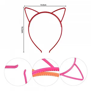 Обруч для волос Ушки котика 12 цветов synthetic.ua - Фото 1