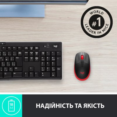 Мышка Logitech M190 Red (910-005908), фото №5