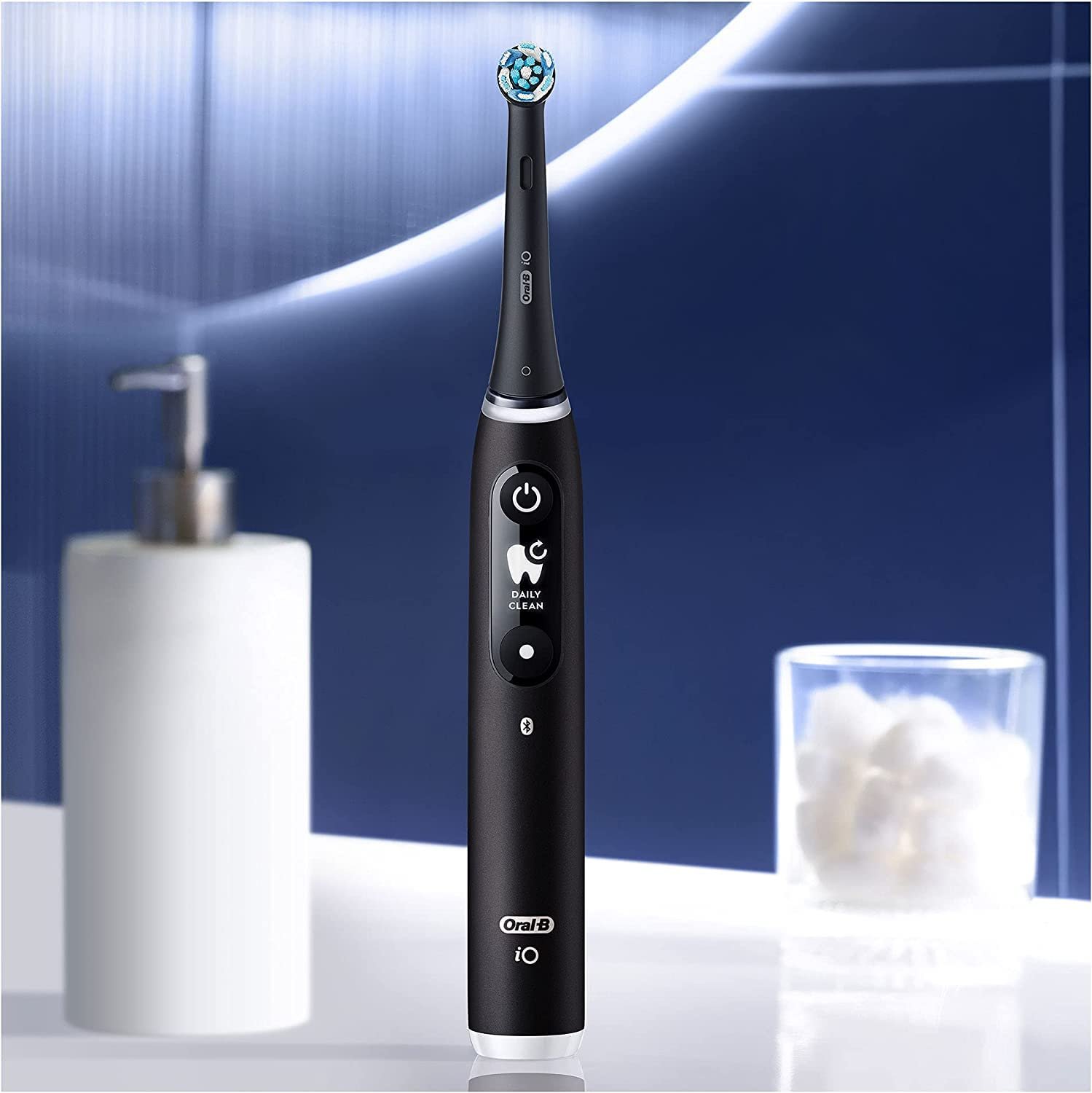 Зубна електрощітка Oral-B iO Series 6 Sensitive Edition Рожевий пісок та iO Series 6 Чорна лава, фото №6