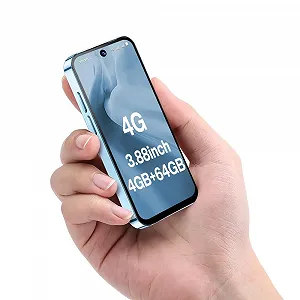 Міні-смартфон YOHOPE 4G 3.88 дюйма HD Dual SIM 1950 mAh Face ID Blue - Фото 1