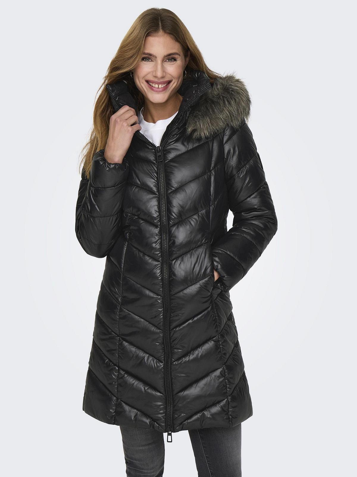 Жіноче стьобане пальто ONLY Onlever Quilted Coat, фото №6
