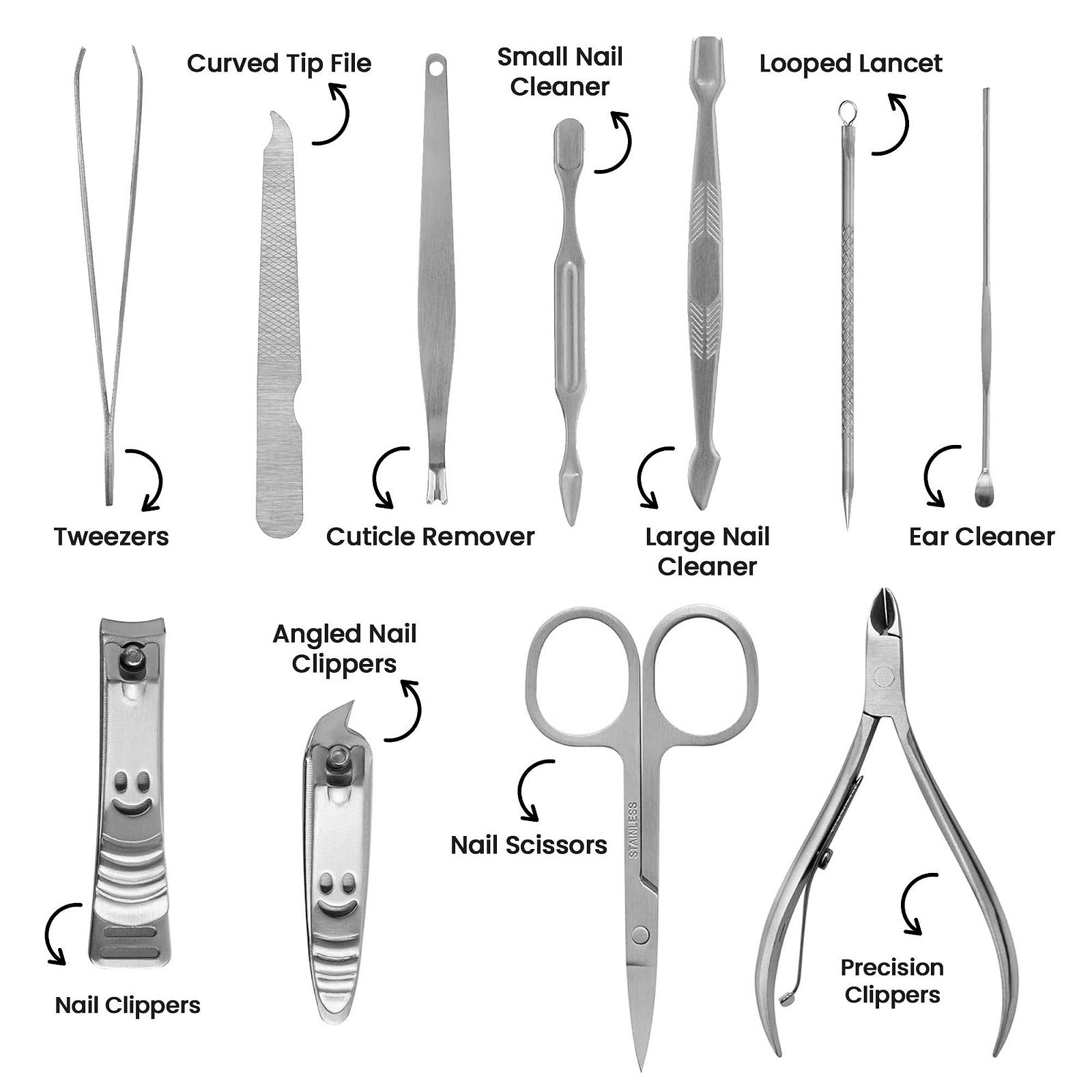 Набір для манікюру та педикюру LaRoc 12 предметів, фото №2 Набір для манікюру та педикюру LaRoc 12 предметів, фото №2