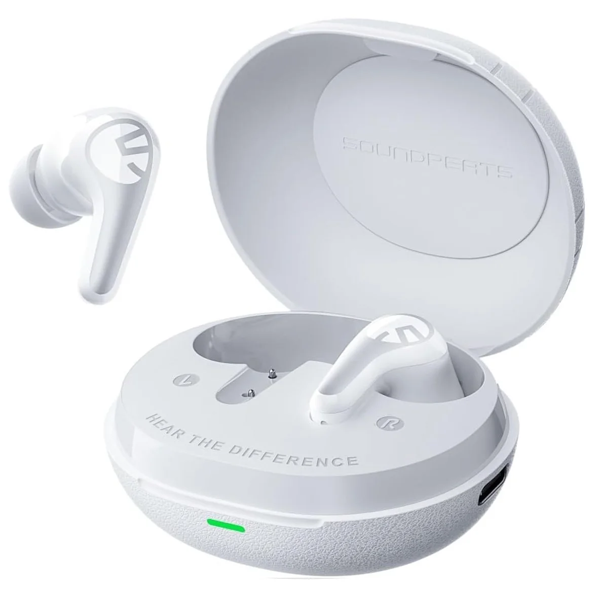 Навушники SOUNDPEATS C30 Hi-Res LDAC Audio ANC White, фото №3