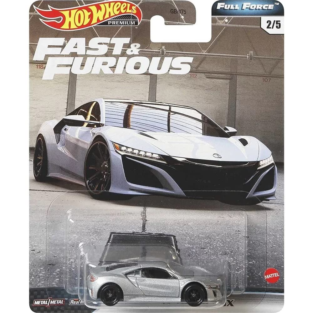 Машинка Hot Wheels Fast and Furious Auto '17 Acura NSX 8 см Сталь Серебряный, фото №4